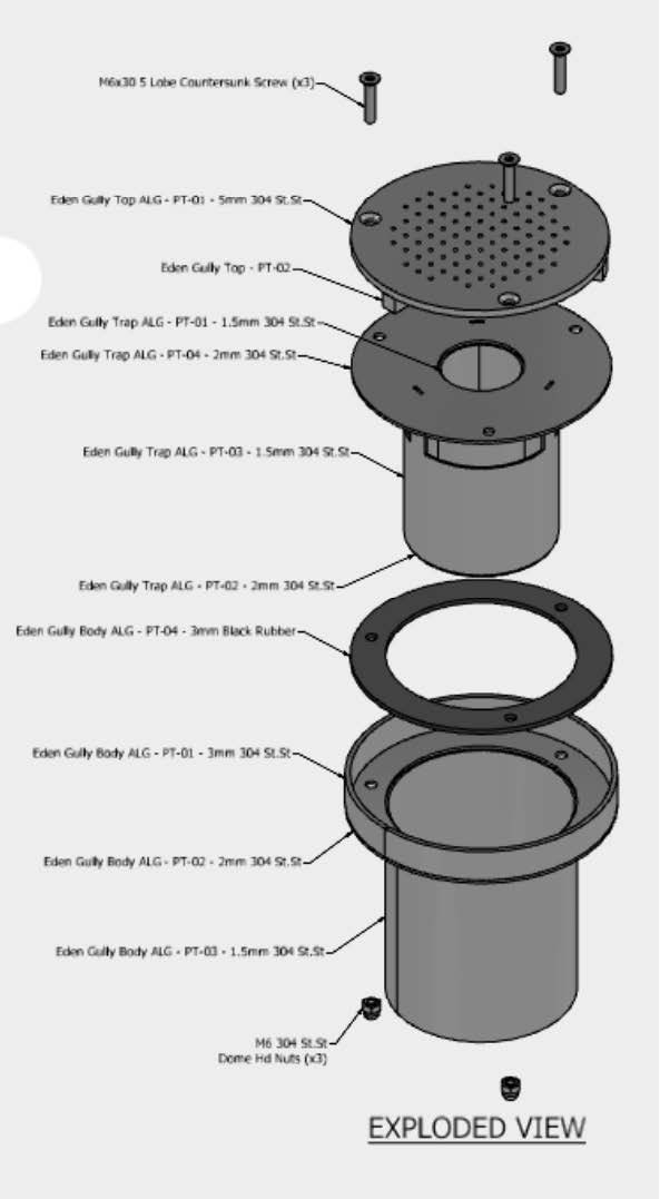 Eden Ligature Resistant Gully