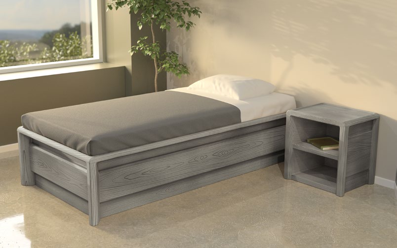 SEQUOIA™ Moulded Wood Grain Nightstand
