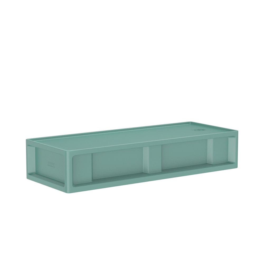 Endurance® Bed 0.0 - COR-7500 in Aqua, moulded furniture for custodial and behavioural health environments