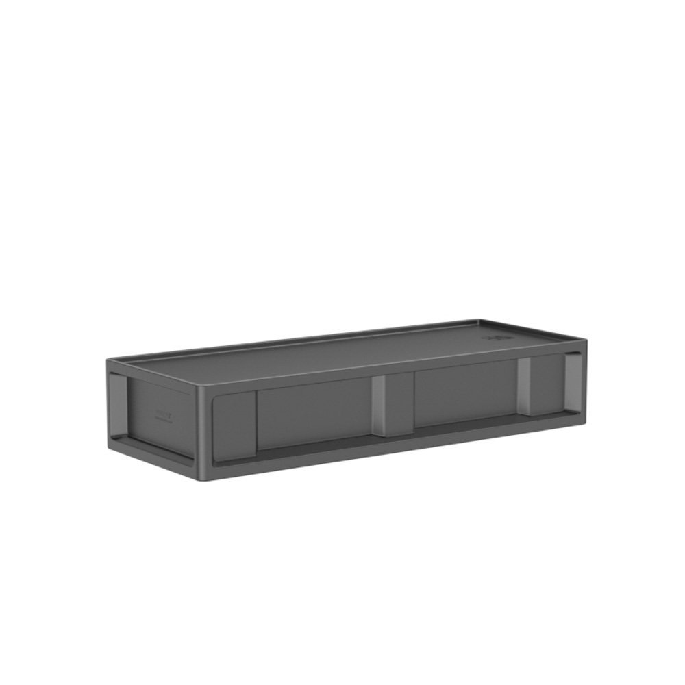 Endurance® Bed 0.0 - COR-7500 in Black, moulded furniture for custodial and behavioural health environments
