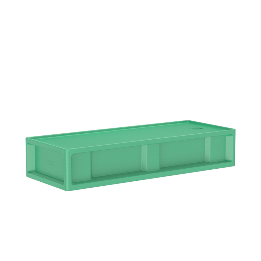 Endurance® Bed 0.0 - COR-7500 in Green, moulded furniture for custodial and behavioural health environments