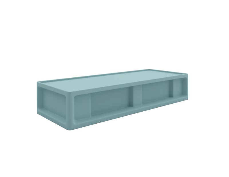 Endurance® Bed 0.0 - COR-7500 in Tide, moulded furniture for custodial and behavioural health environments