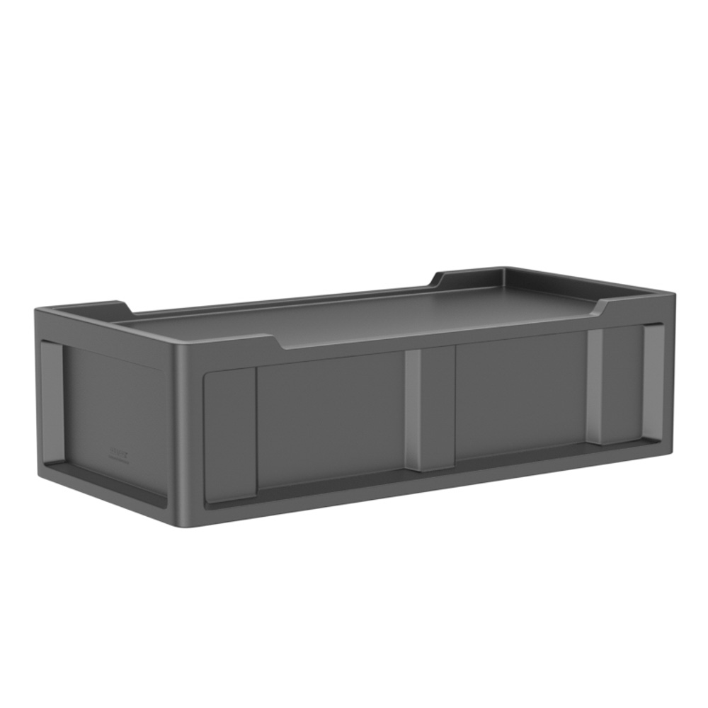 Endurance® Bed 2.2 - COR-7803 in Black, moulded furniture for custodial and behavioural health environments