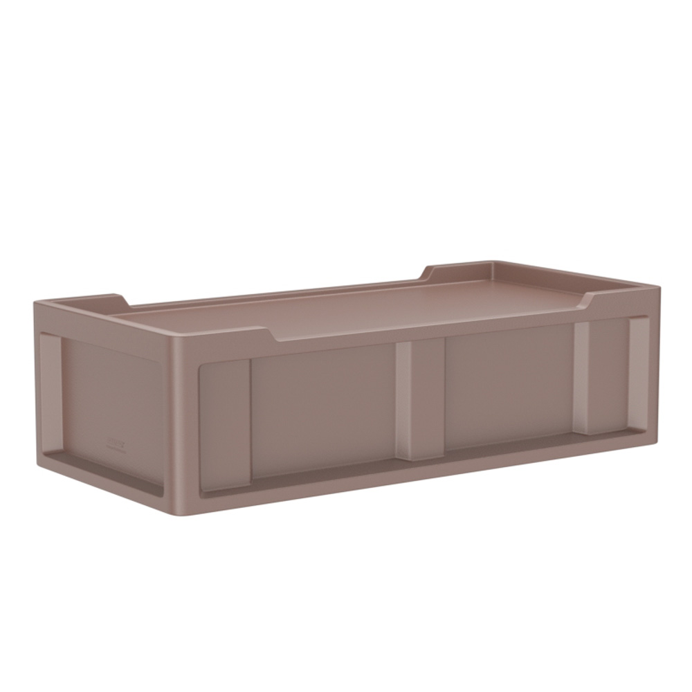 Endurance® Bed 2.2 - COR-7803 in Brown, moulded furniture for custodial and behavioural health environments