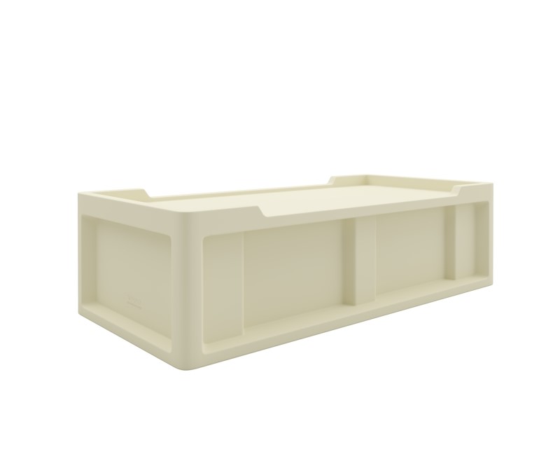 Endurance® Bed 2.2 - COR-7803 in Canvas, moulded furniture for custodial and behavioural health environments