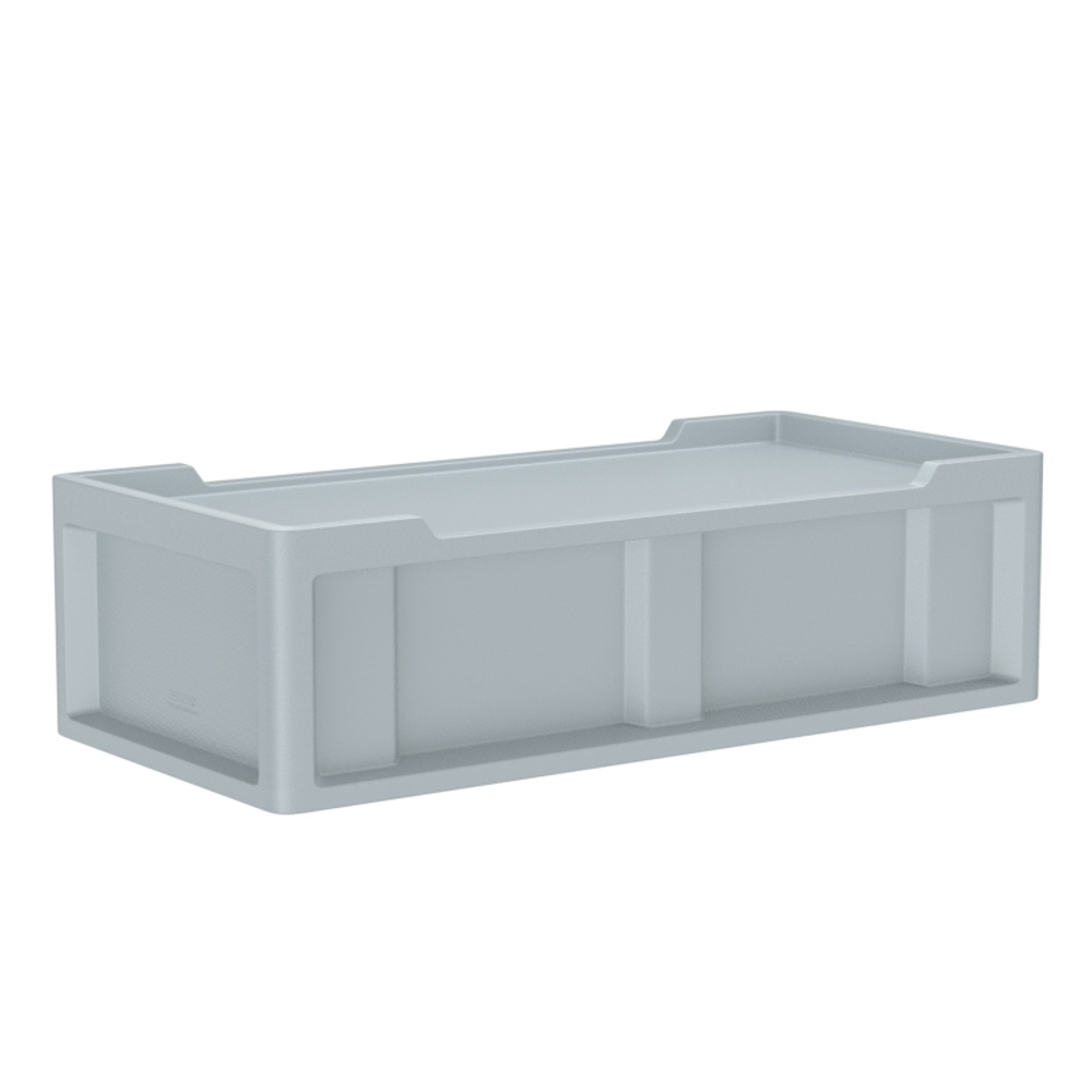 Endurance® Bed 2.2 - COR-7803 in Gray, moulded furniture for custodial and behavioural health environments