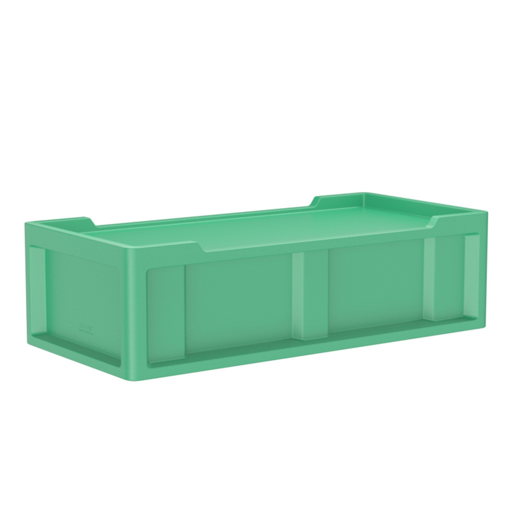 Endurance® Bed 2.2 - COR-7803 in Green, moulded furniture for custodial and behavioural health environments