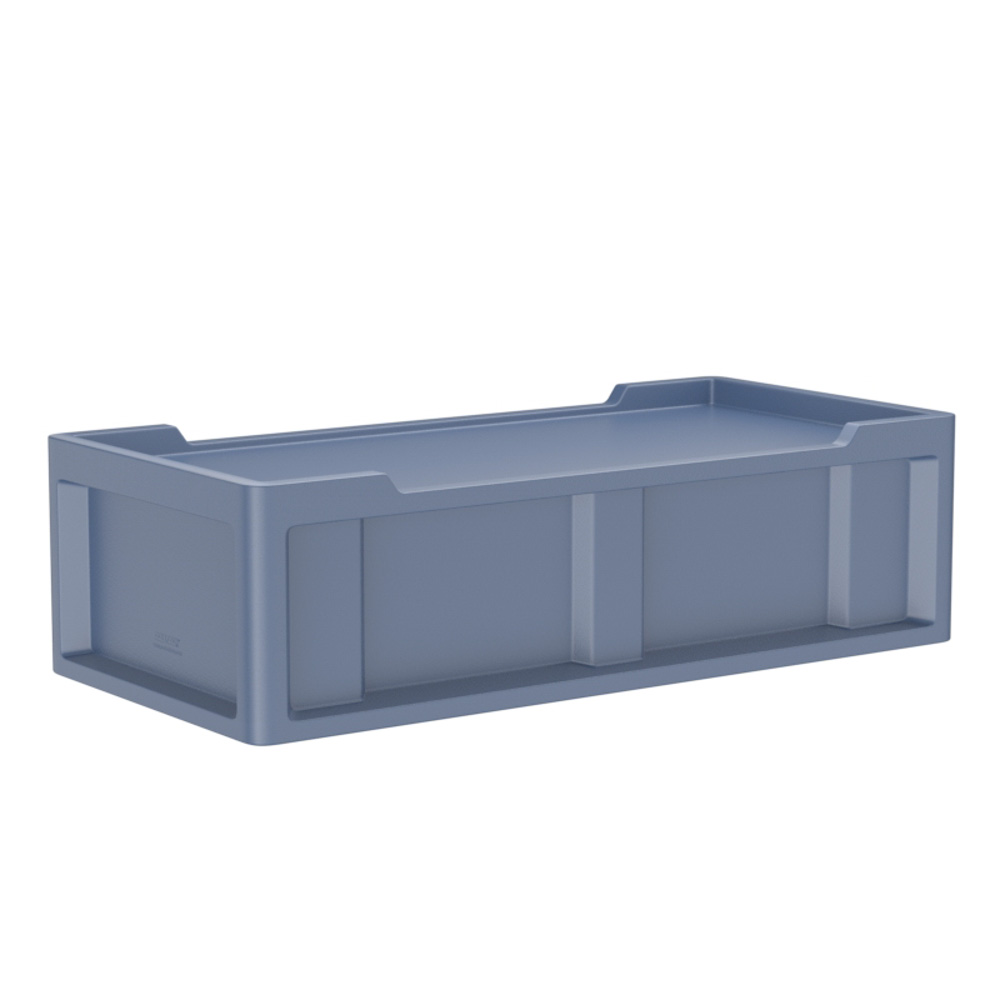 Endurance® Bed 2.2 - COR-7803 in Midnight Blue, moulded furniture for custodial and behavioural health environments