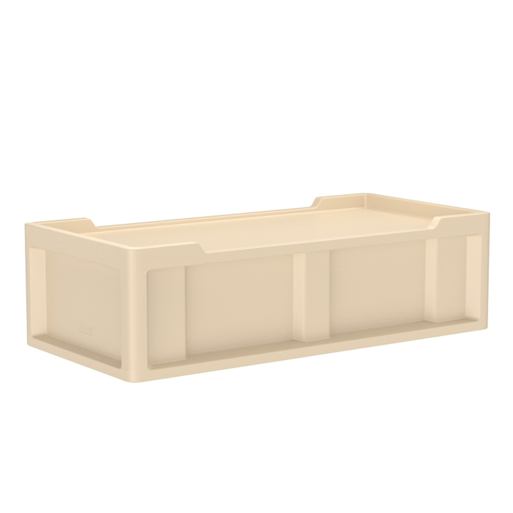 Endurance® Bed 2.2 - COR-7803 in Sand, moulded furniture for custodial and behavioural health environments