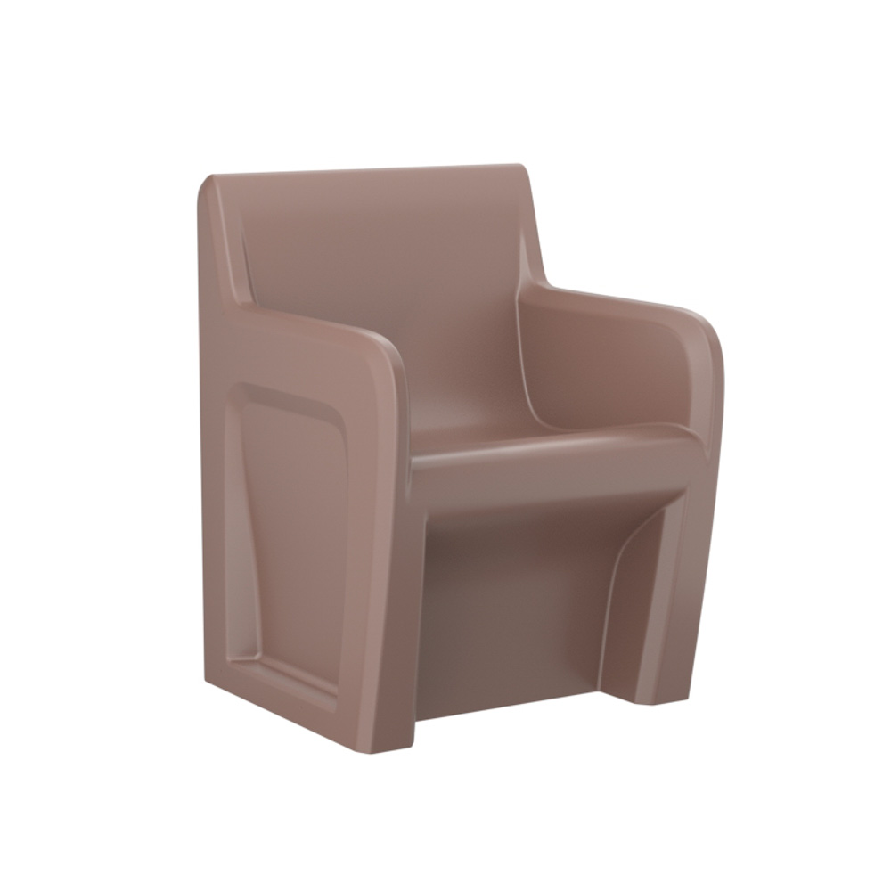 Sentinel Arm Chair - COR-106484S in Brown, moulded furniture for custodial and behavioural health environments