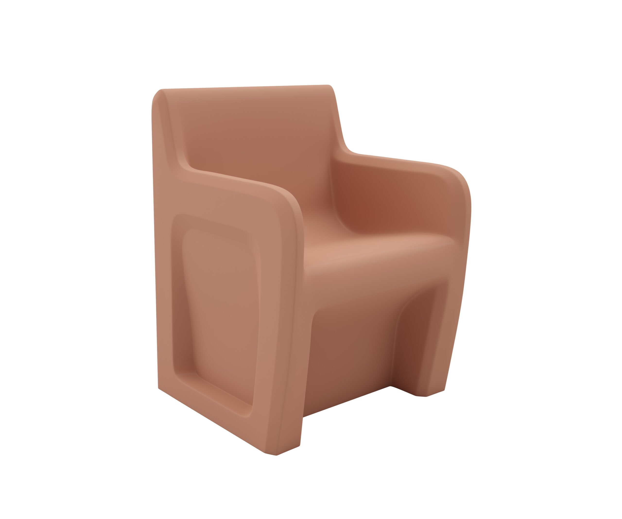 Sentinel Arm Chair - COR-106484S in Claylight, moulded furniture for custodial and behavioural health environments