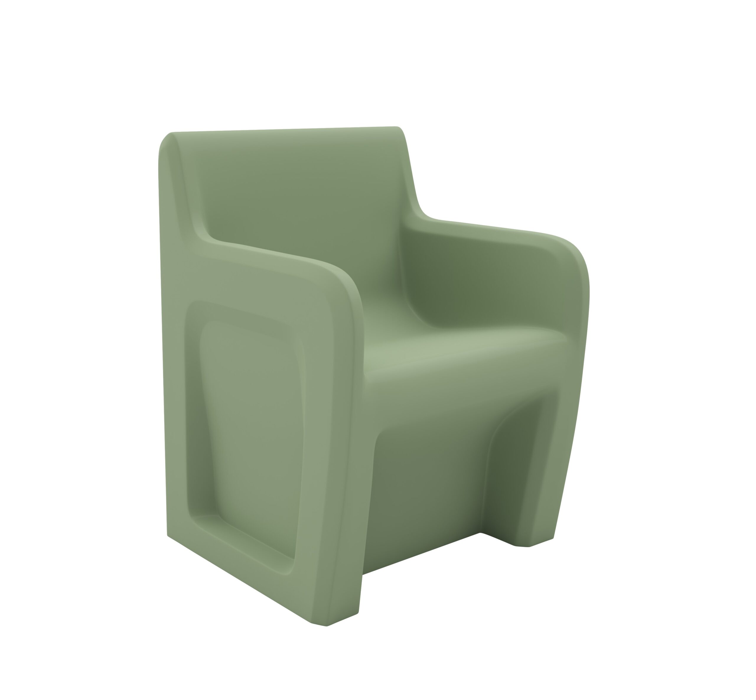 Sentinel Arm Chair - COR-106484S in Seagrass, moulded furniture for custodial and behavioural health environments