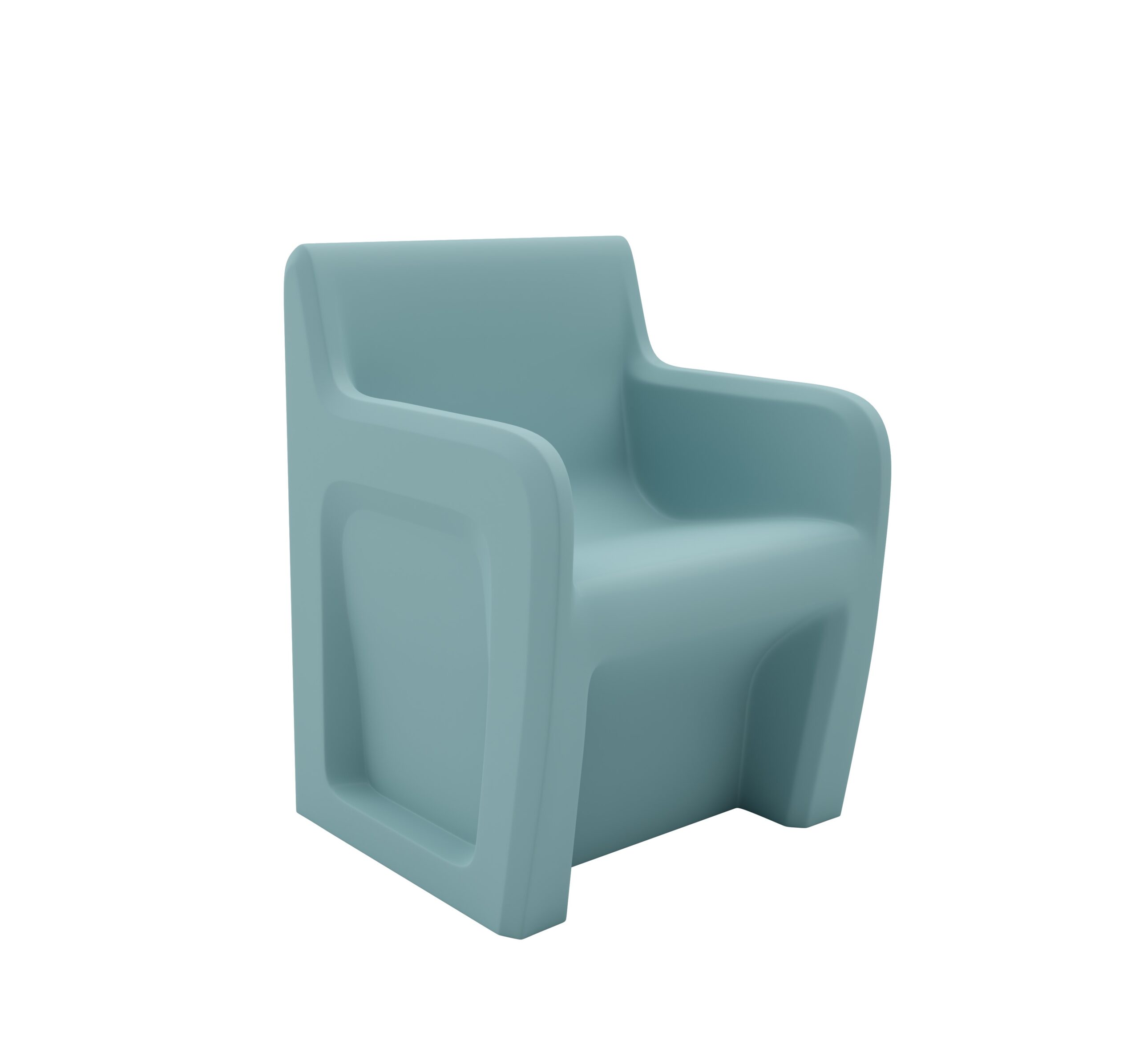 Sentinel Arm Chair - COR-106484S in Tide, moulded furniture for custodial and behavioural health environments