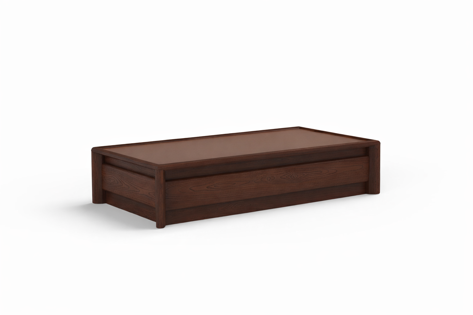 SEQUOIA moulded woodgrain platform bed in Redwood for behavioural health and custodial environments