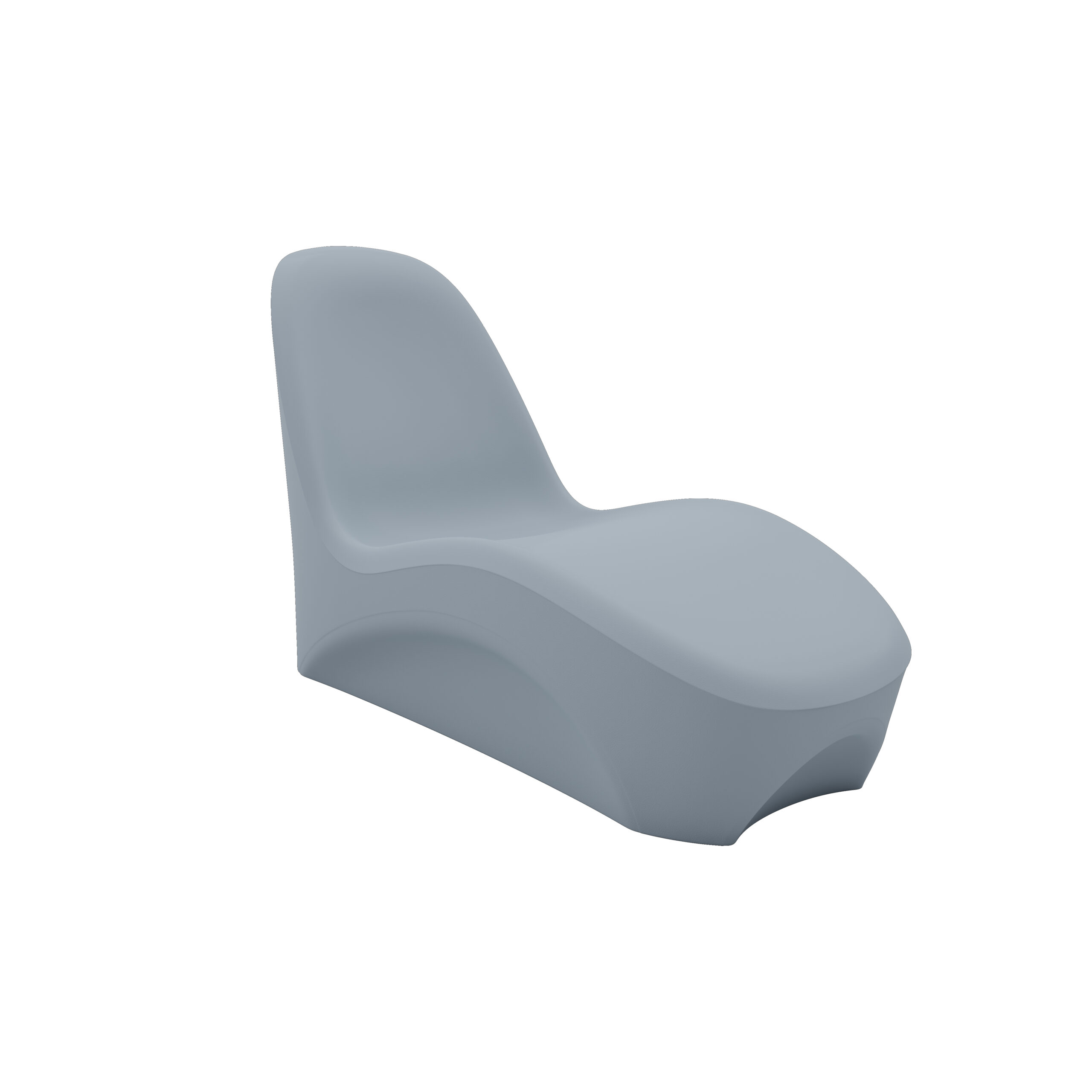 Summit Lounge Chair - COR-320 in Blue Gray, moulded furniture for custodial and behavioural health environments