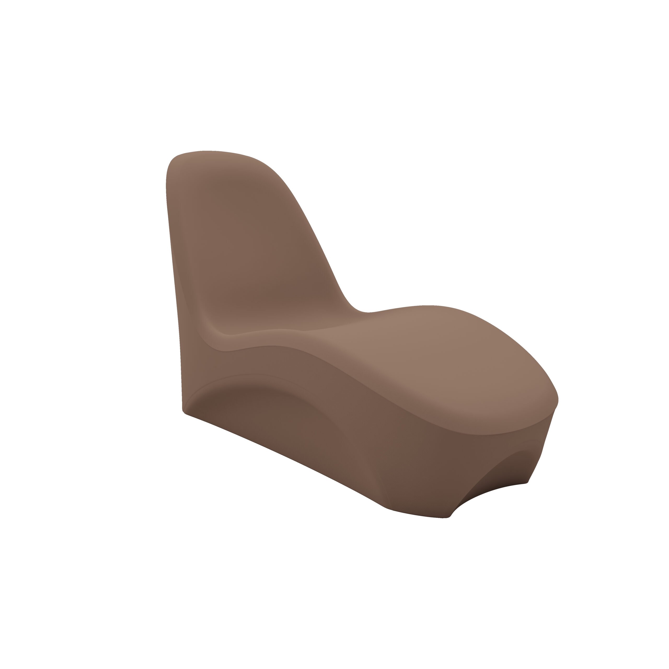 Summit Lounge Chair - COR-320 in Brown, moulded furniture for custodial and behavioural health environments