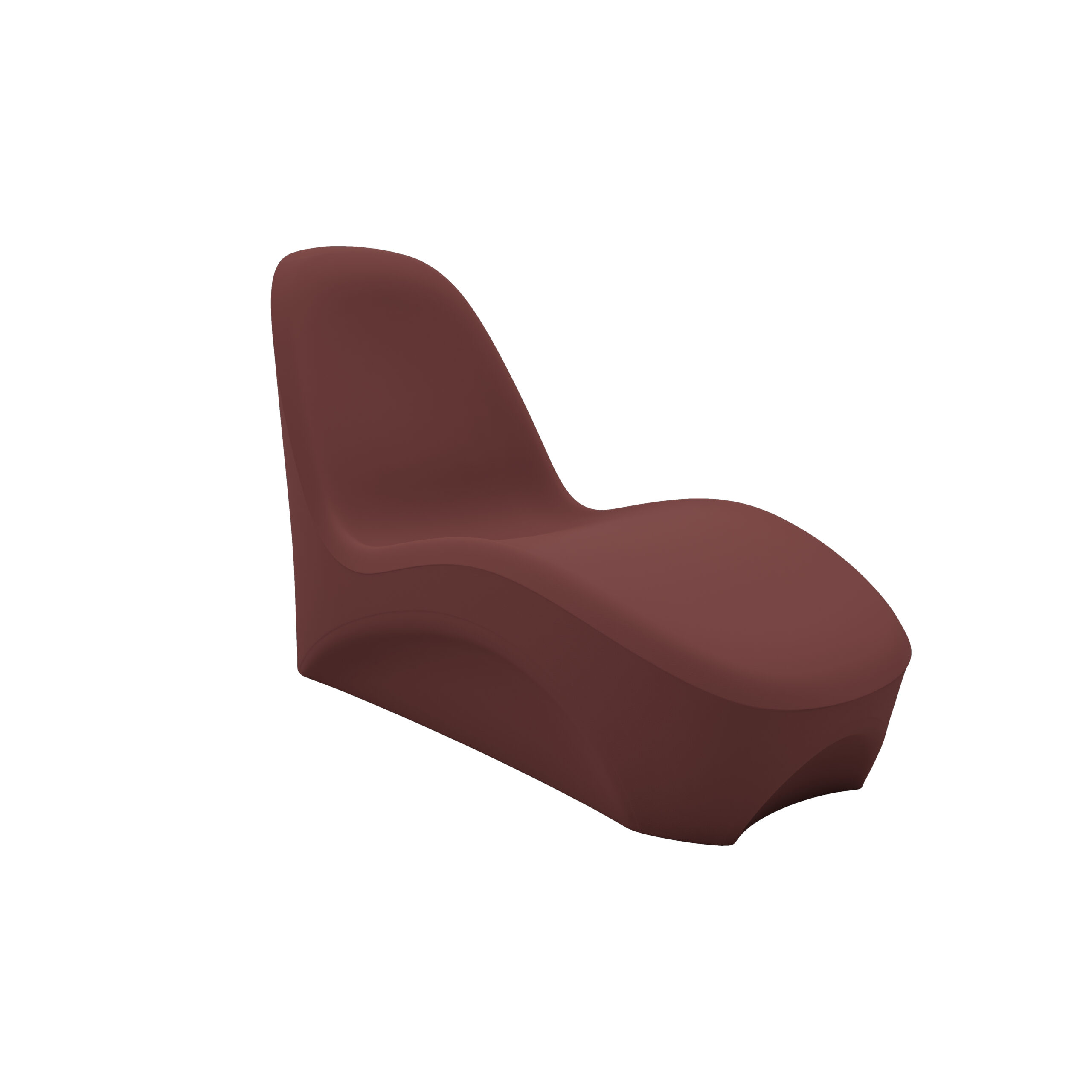 Summit Lounge Chair - COR-320 in Burgundy, moulded furniture for custodial and behavioural health environments