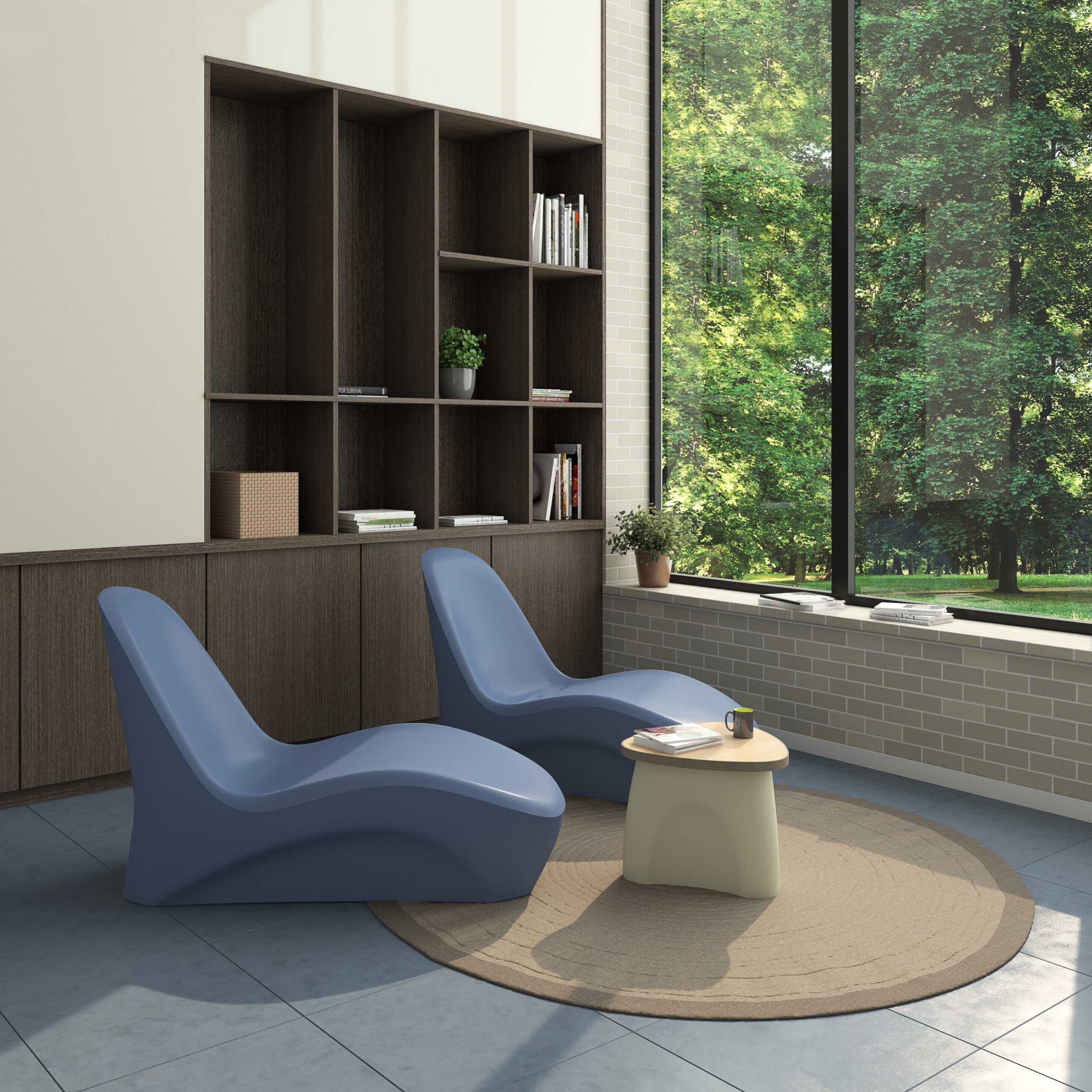 Summit Lounge Chair - COR-320 for custodial and behavioural health environments