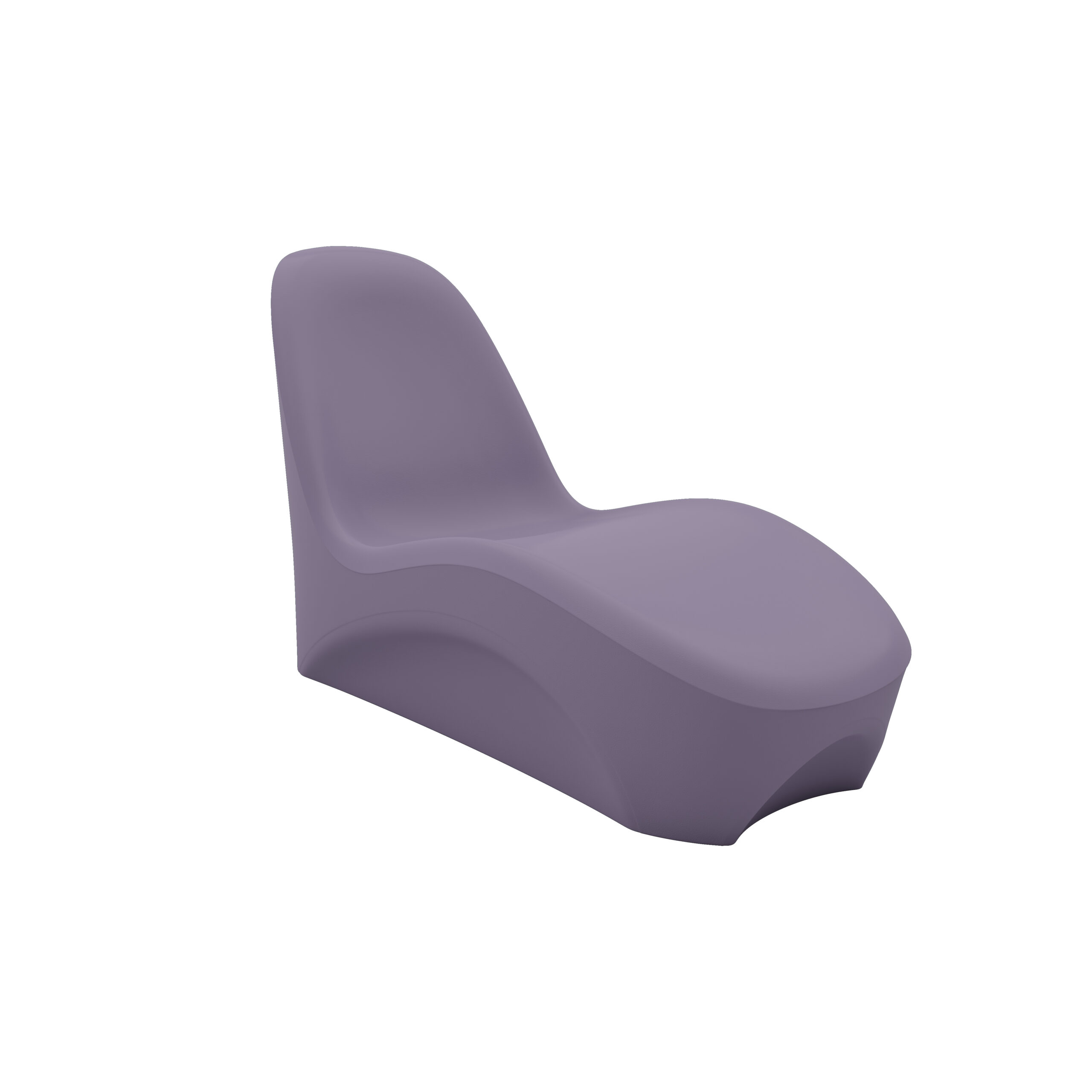 Summit Lounge Chair - COR-320 in Indigo, moulded furniture for custodial and behavioural health environments