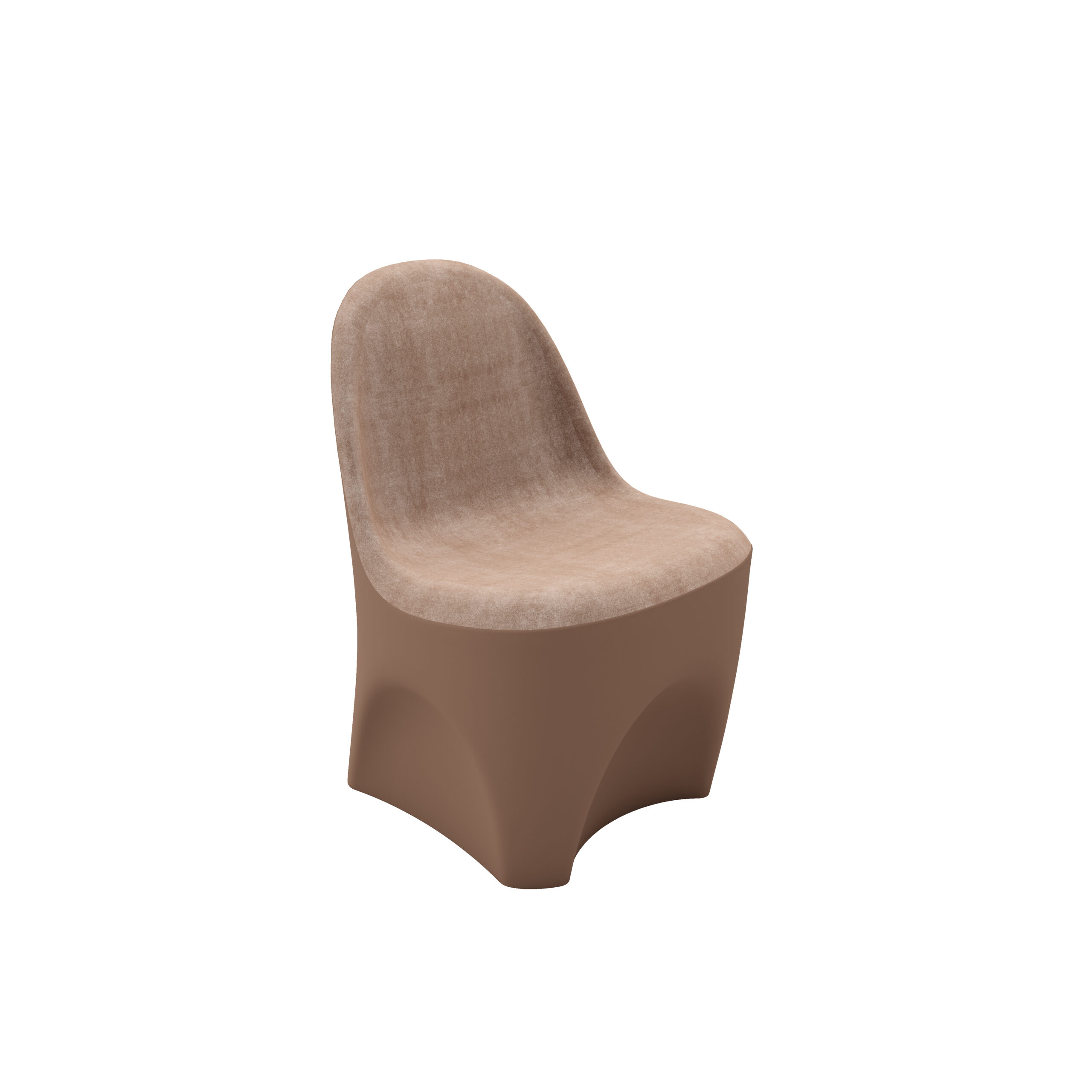 Summit Veldura Chair - COR-301 in Brown, moulded furniture for custodial and behavioural health environments