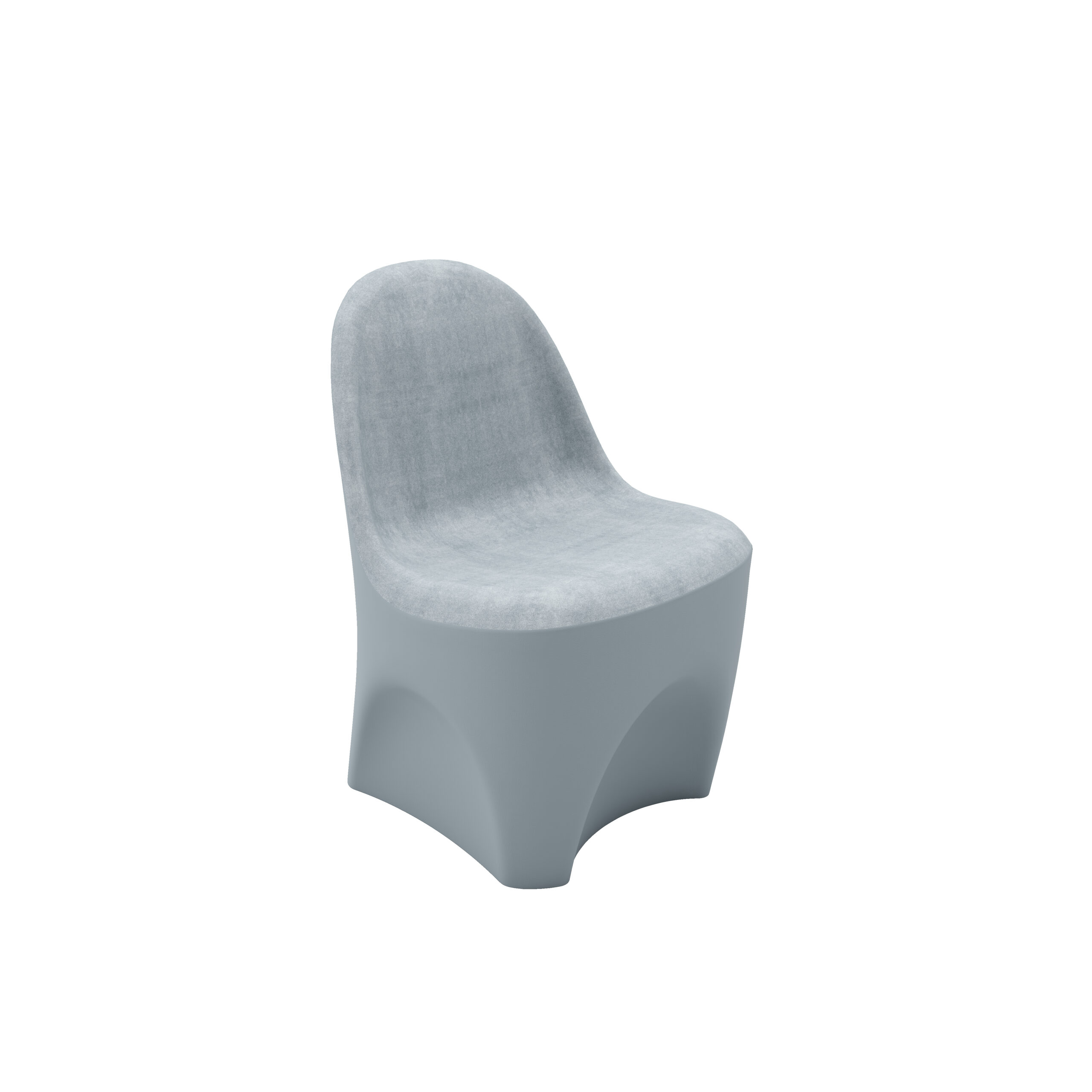 Summit Veldura Chair - COR-301 in Gray, moulded furniture for custodial and behavioural health environments