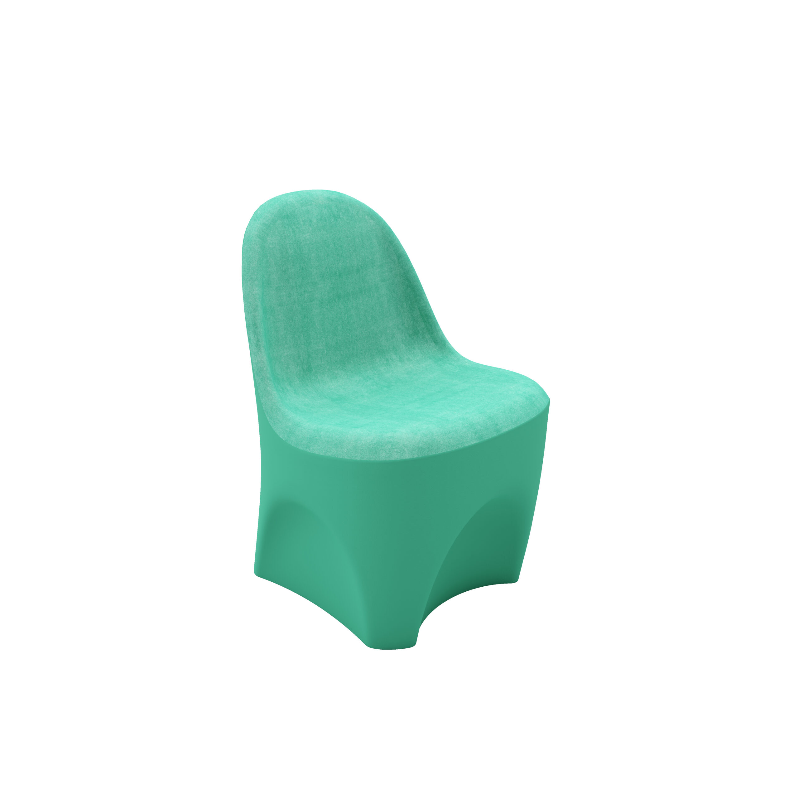 Summit Veldura Chair - COR-301 in Green, moulded furniture for custodial and behavioural health environments